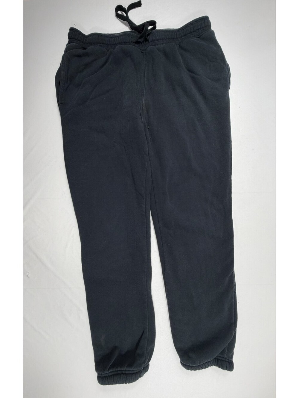 Eddie Bauer Men's Black Fleece Lined Sweatpants Medium